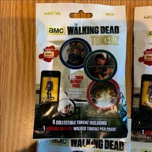 NWT Set of 4 Walking Dead Tokenz unopened
